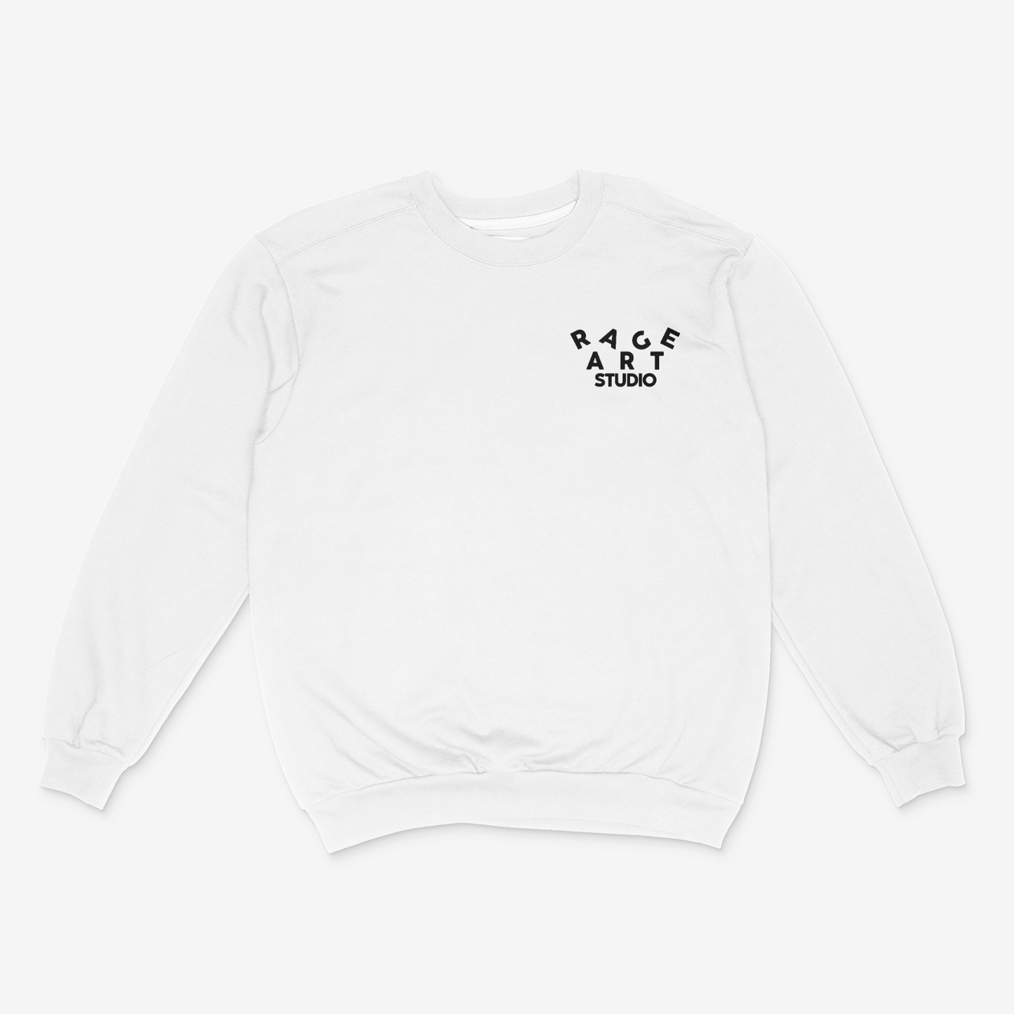 SCRIBBLE CREWNECK: WHITE